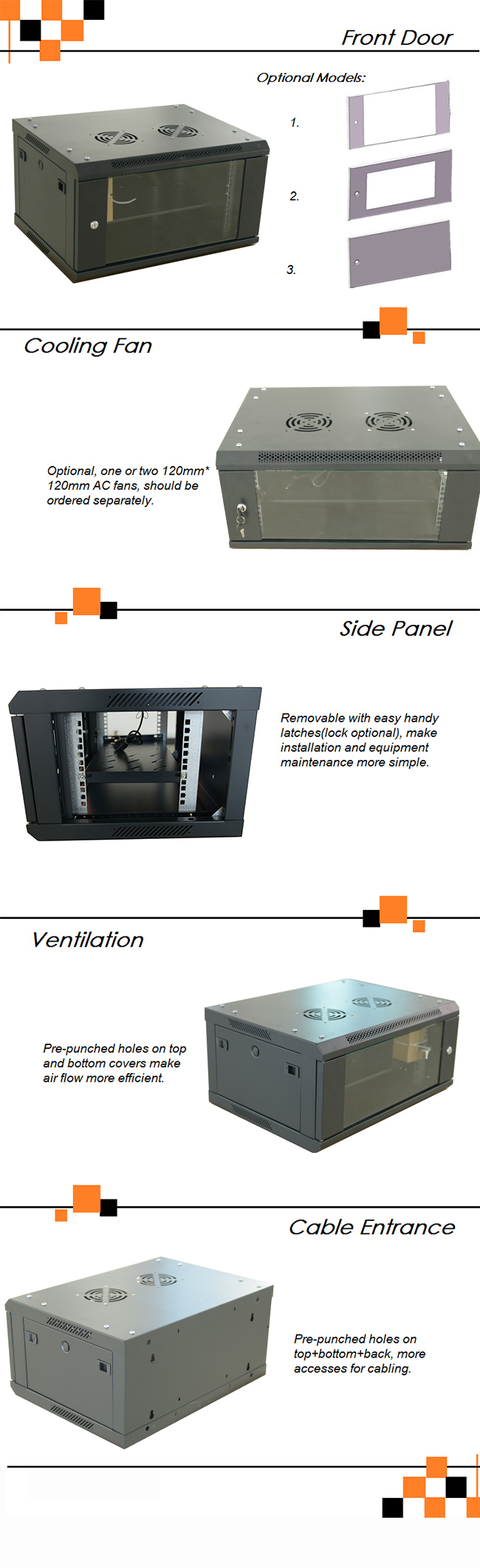 19 Inch Network Switch Rack Cabinet