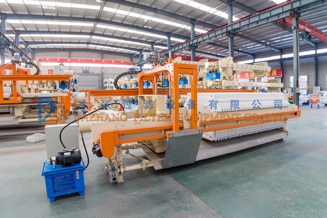 High Efficiency Automatic Chamber Filter Press for Wastewater Treatment