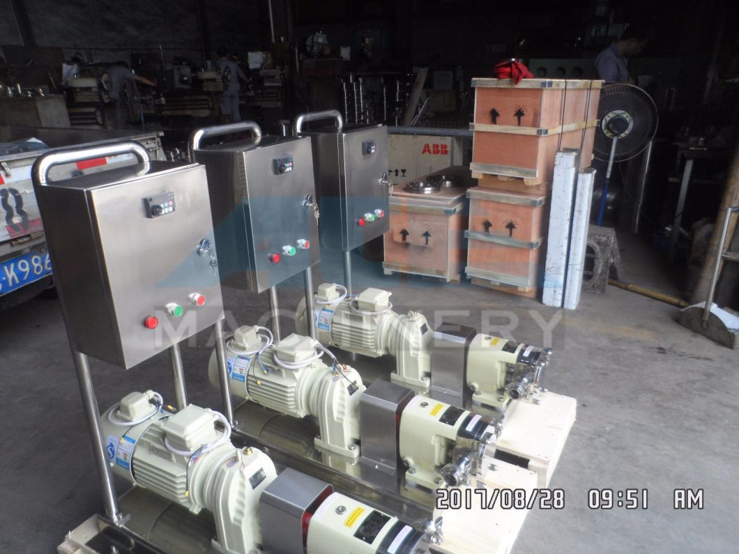 Sanitary High Efficiency Ketchup Transfer Pump Lobe Pump