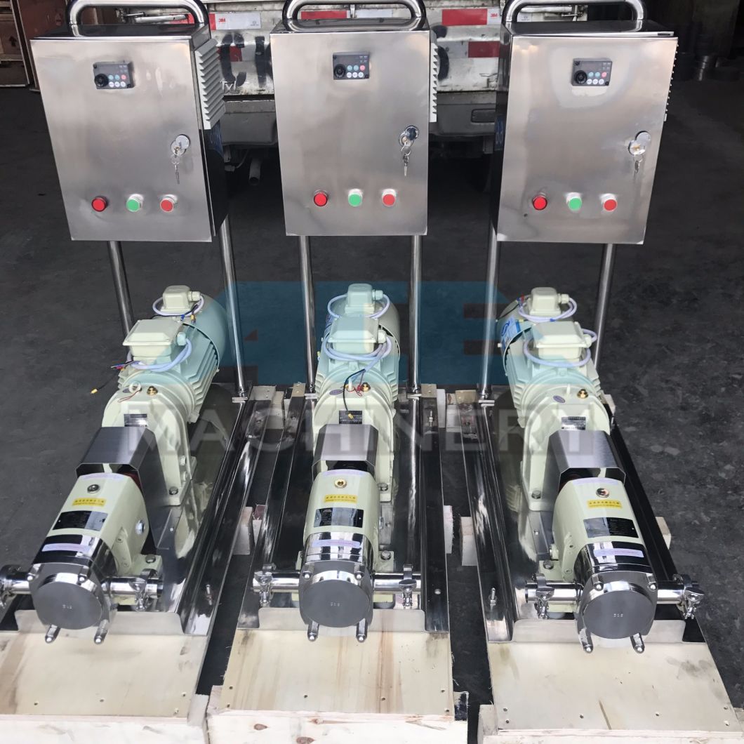 Sanitary High Efficiency Ketchup Transfer Pump Lobe Pump