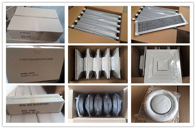 HVAC Systems Ventilation Ceiling ABS Plastic Disc Valve