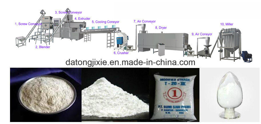 Full Automatic Modified Starch Extrusion Plant