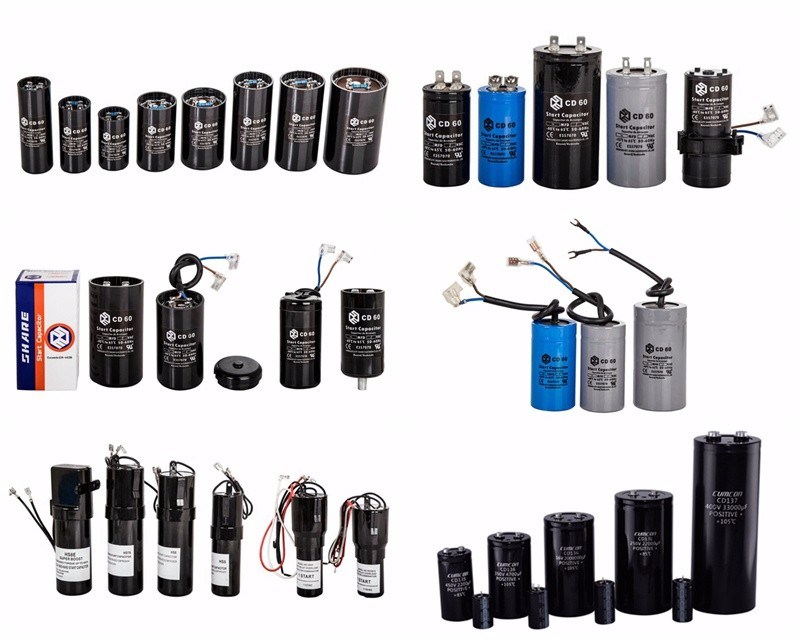 CD60 Motor Start Capacitor for Refrigerator and Air Conditioner Capacitor