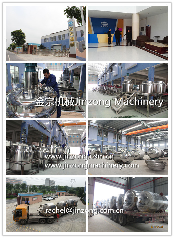 Jinzong Machinery Jrka Series Vacuum Homogenizer Emulsifying Blender Machine Supplier