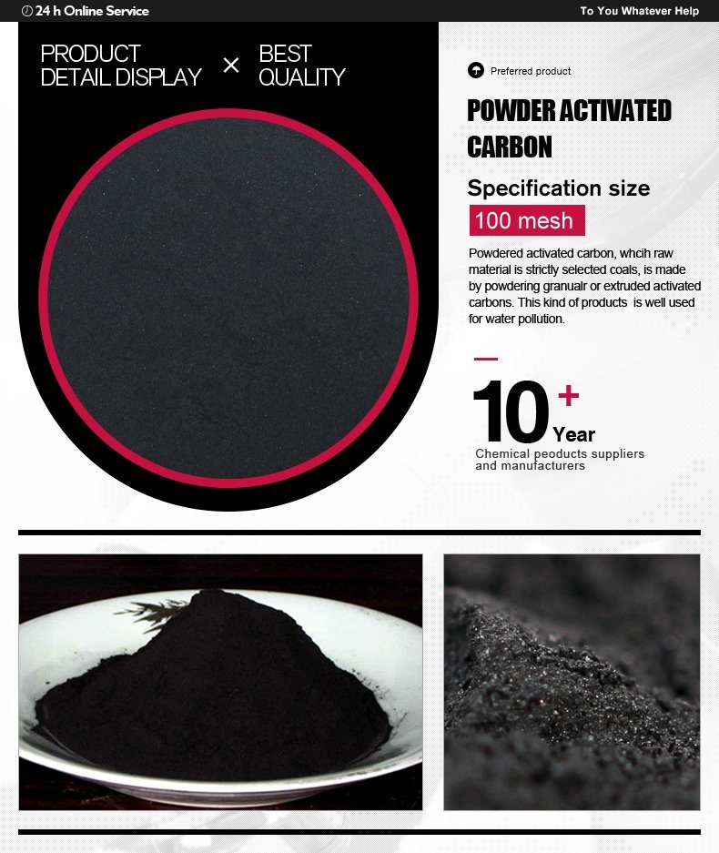 High Quality Wood Powder Activated Carbon for Oil Bleaching Chemicals, Activated Carbon for Alcohol Purification