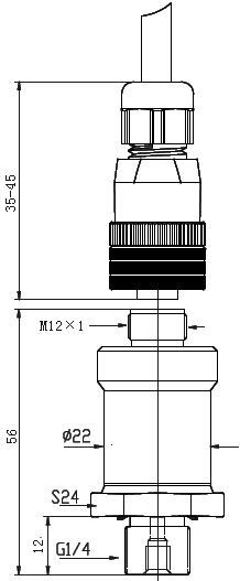 Model Ppm-T322h Pressure Transmitter for General Industial Application