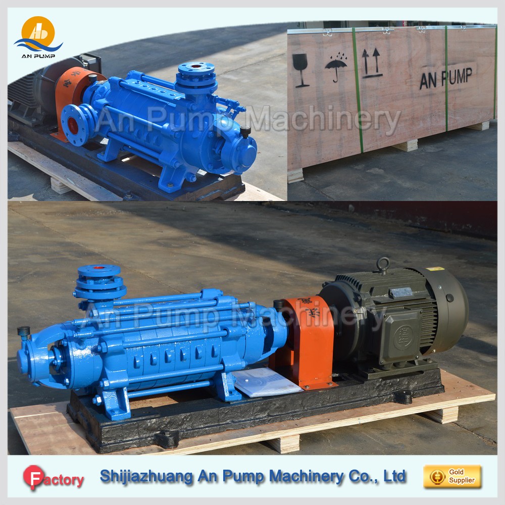 Horizontal boiler feed multistage centrifugal water pump