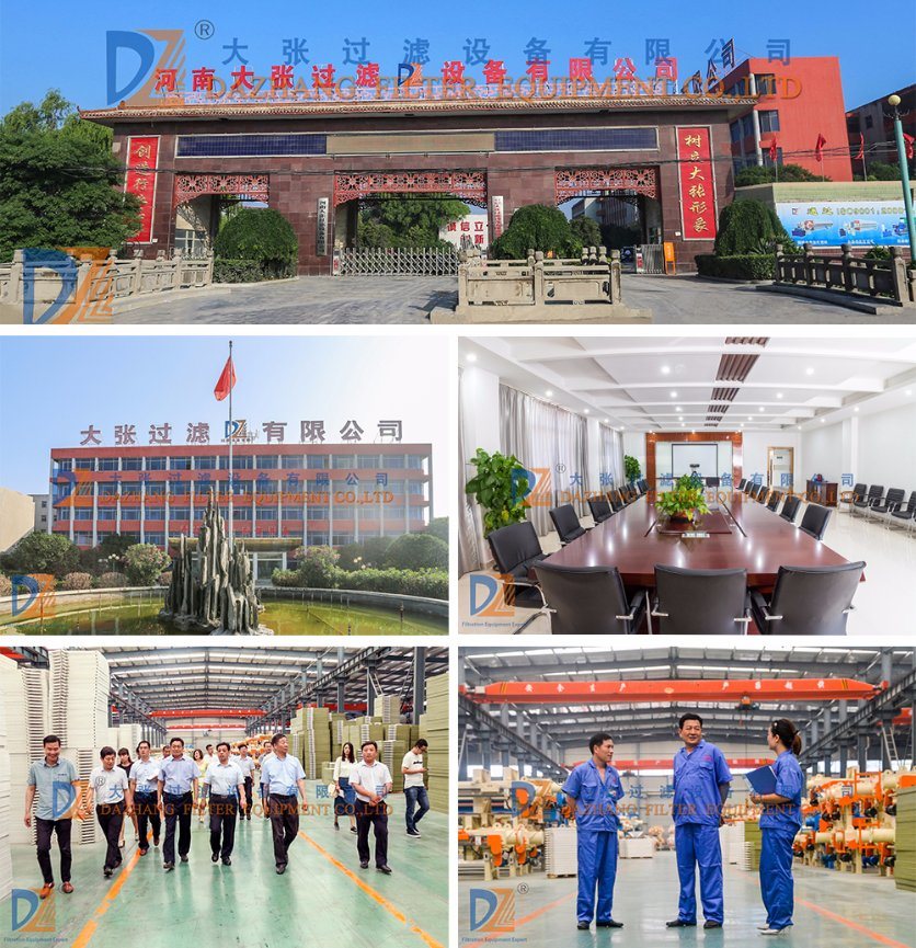 Dz Water Treatment Oil Membrane Chamber Filter Press Machine