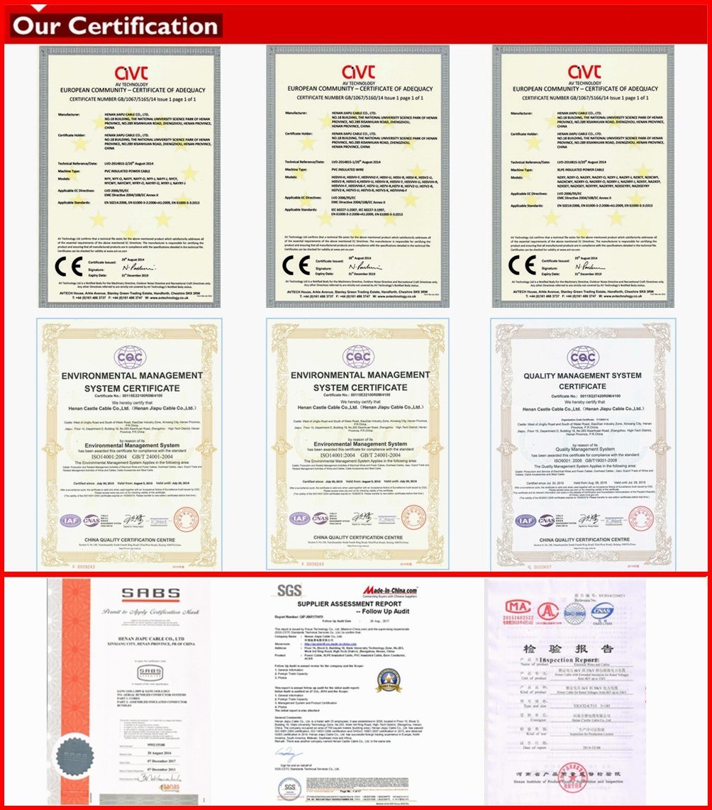 XLPE Insulated and Steel Wire Armoured Power Cable