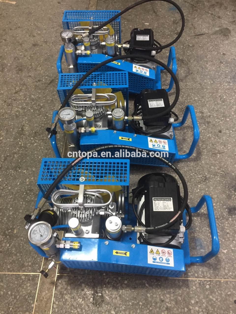 Mini 300bar portable scuba dive breathing air compressor for diving