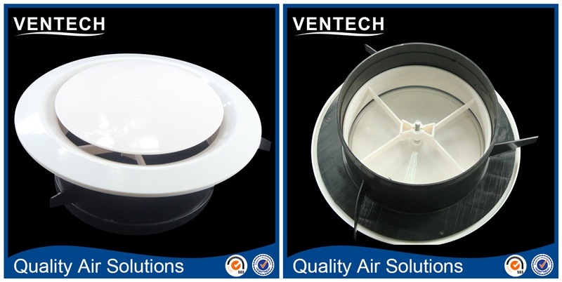 HVAC Systems Ventilation Ceiling ABS Plastic Disc Valve