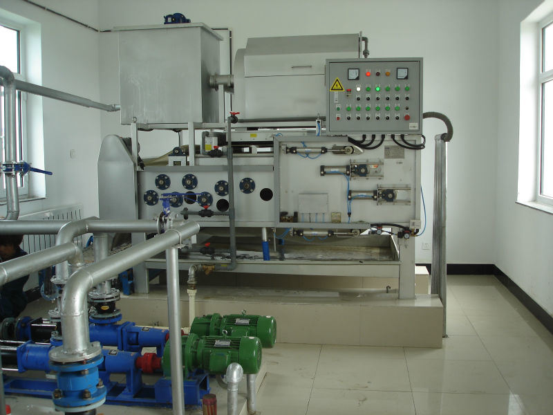 High Capacity Leather & Tannery Sewage Belt Filter Press