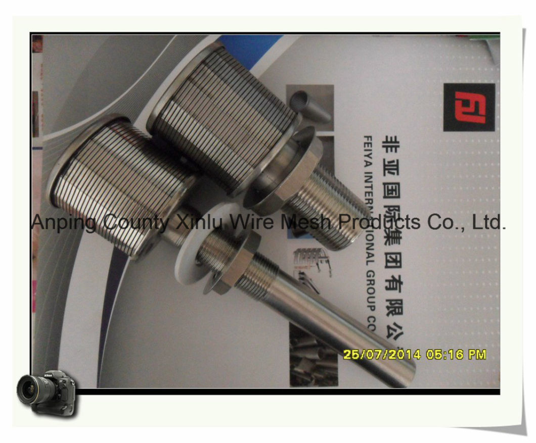 Ss340 316 V Wire Nozzle Strainer for Ion Exchange Resin Facility