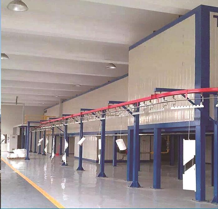 Spray Paint Line Spray Drying Production Line Equipment