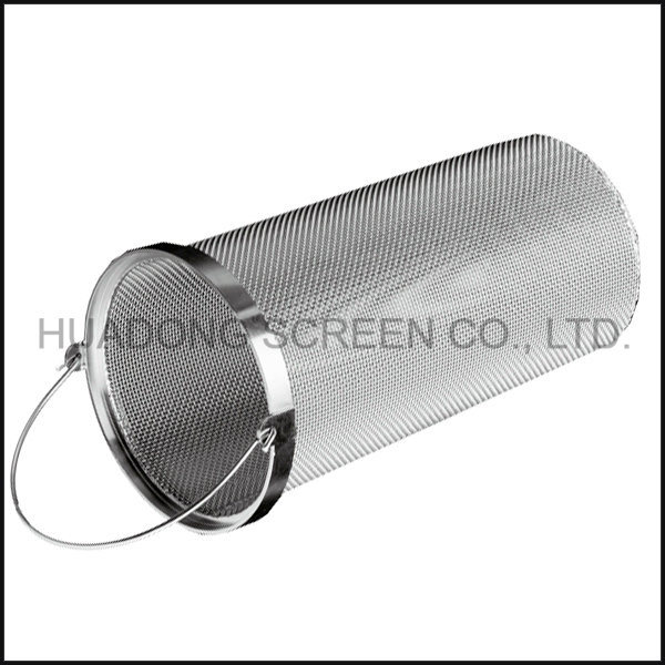 Stainless Steel Perforated Wire Mesh Basket Filter Element