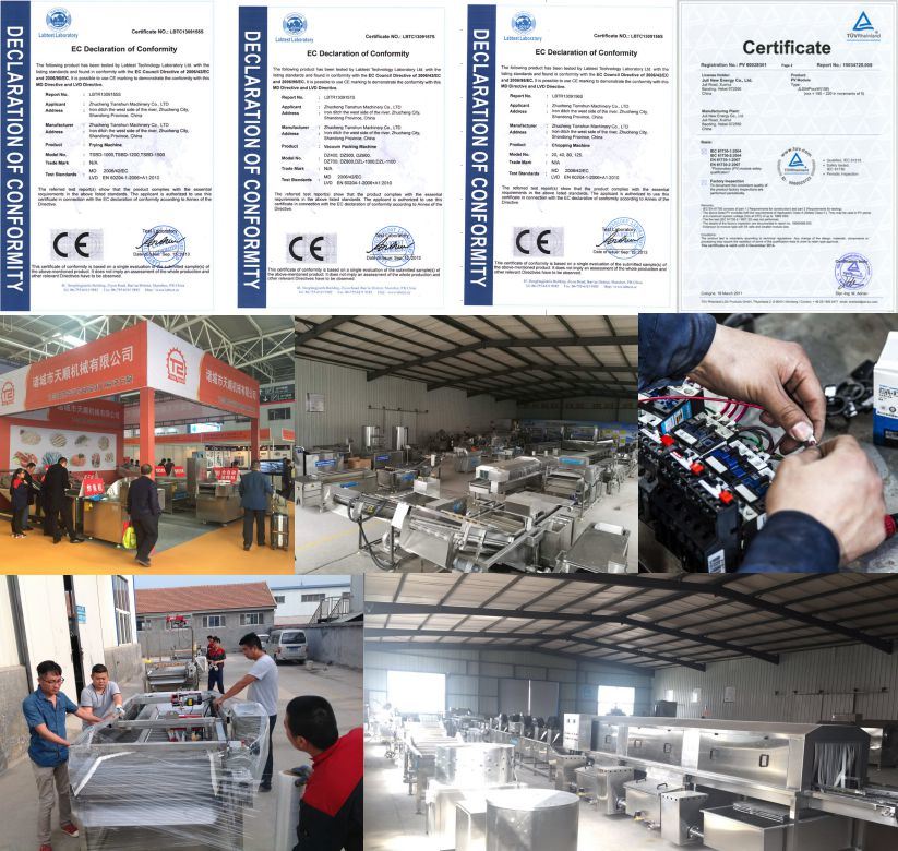 Wash Line Fruit Vegetable Washer Salad Washing Machine with Bubble Ozone