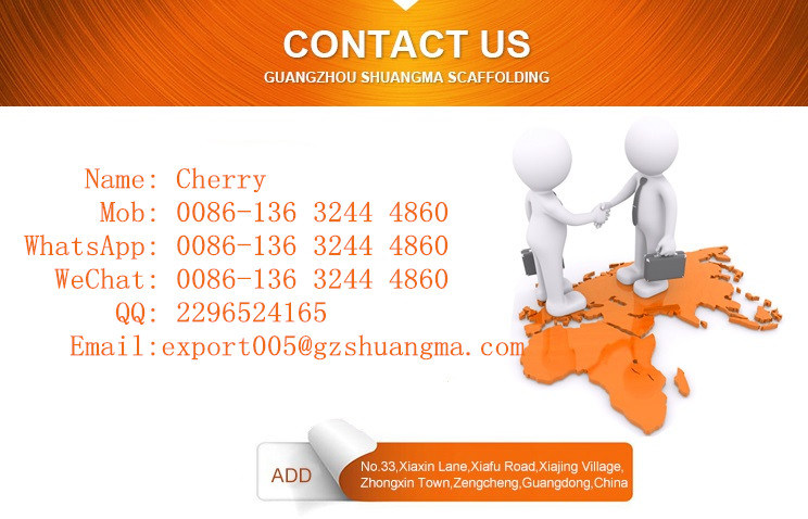 Portable and Mobile Working Platform Frame System Scaffolding