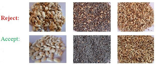 Grain Sesame Maize Wheat Bean Gravity Separator