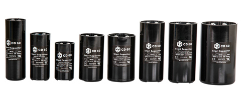 CD60 Motor Start Capacitor for Refrigerator and Air Conditioner Capacitor