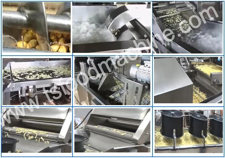 Fully Automatic Potato Chips and Frozen French Fries Production Line