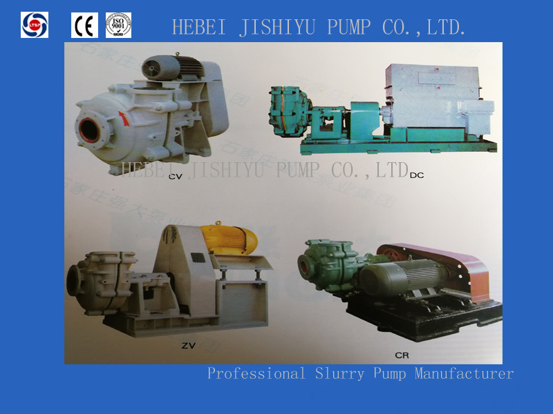 Ni Hard Hi Chrome Alloy and Rubber Liner Slurry Pump