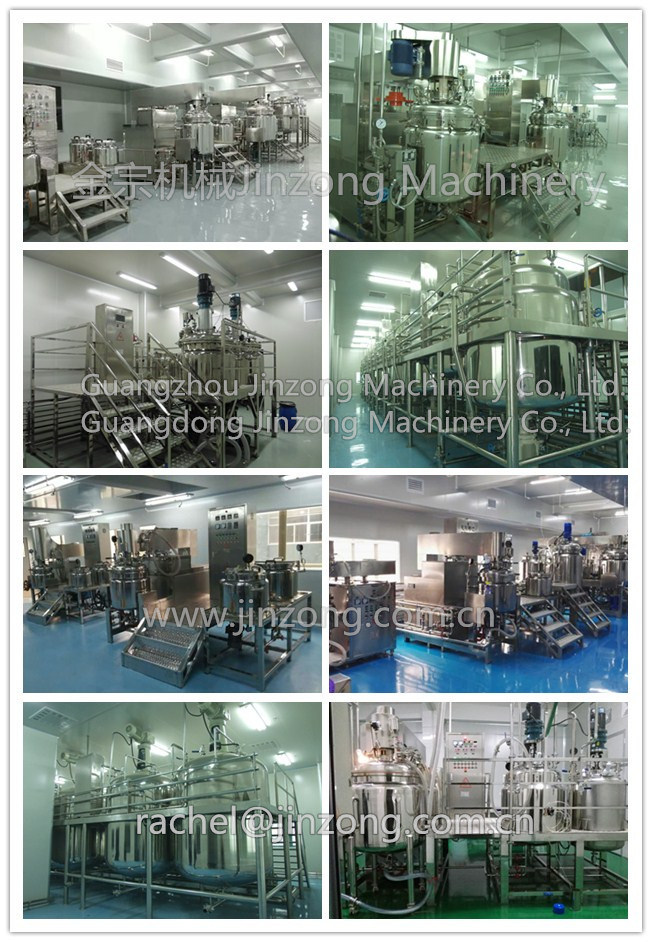 Jinzong Machinery Jrka Series Vacuum Homogenizer Emulsifying Blender Machine Supplier