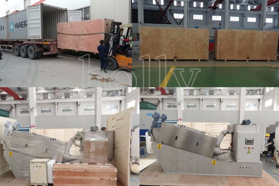 Belt Filter Press Dewatering Machine for Wastewater Treatment