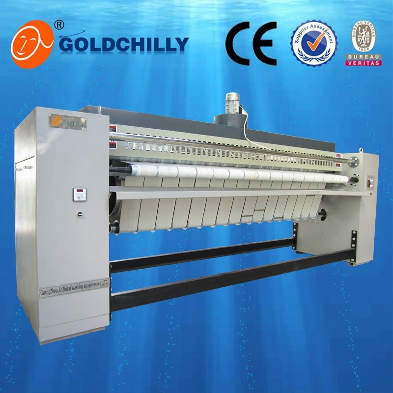 2.5 Meters Steam Heat Flatwork Ironer Double Rolls