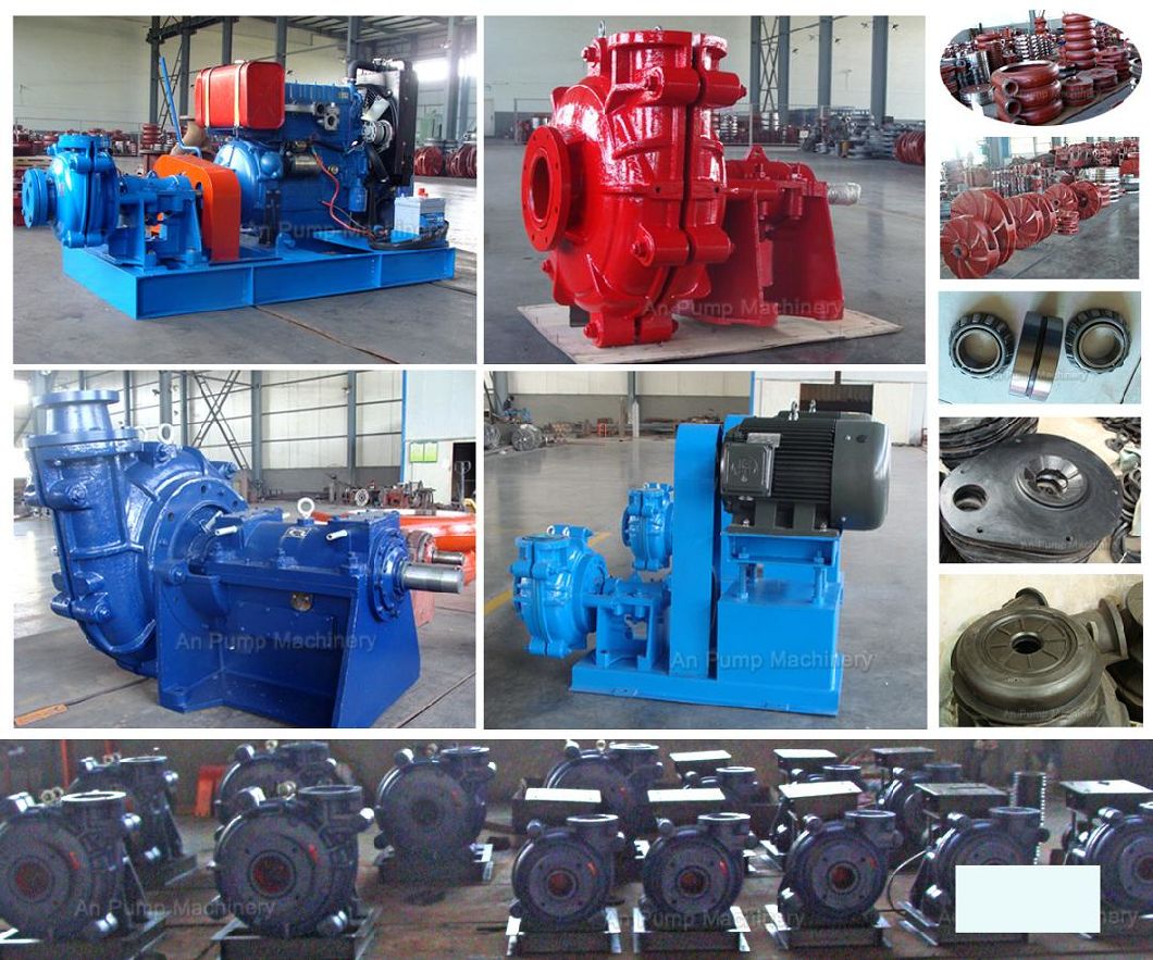 Horizontal Centrifugal Heavy Duty Mining Slurry Pump