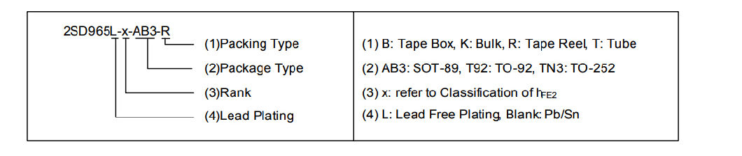 2SD965A D965A 2SD965al to-92 Low Voltage Highcurrent Transistor