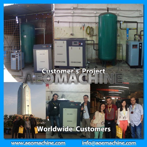 China New Product Belt Driven Electric 300 cfm Air Compressor for Sale