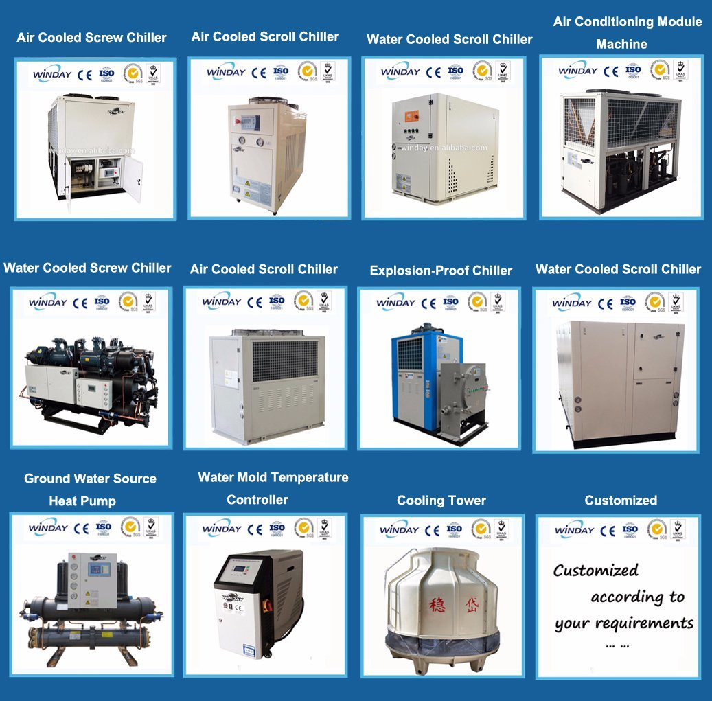 Industrial Commercial Water / Air Cooled Chiller / Conditioner Cooling Systems