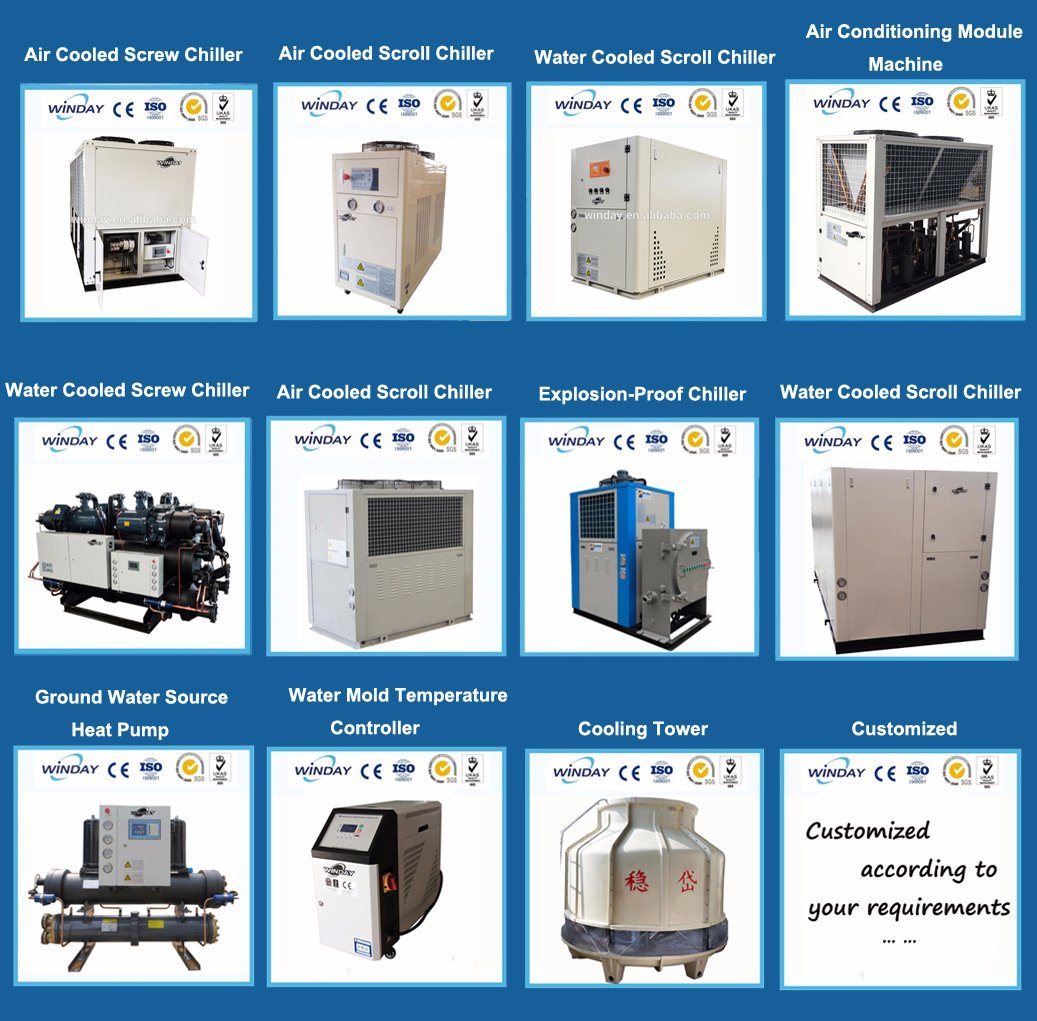 Industrial Commercial Water / Air Cooled Chiller / Conditioner Cooling Systems