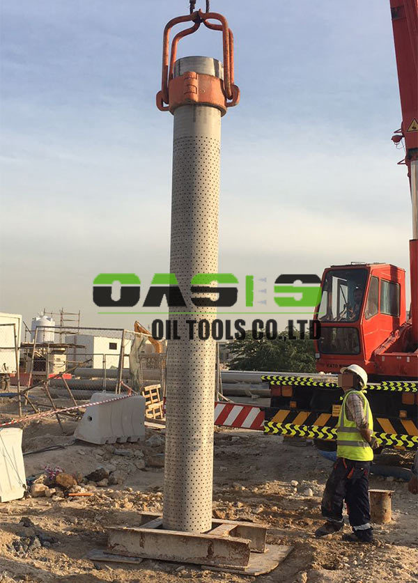 SS316L Perforated Well Pipe for Ground Water and Drainage