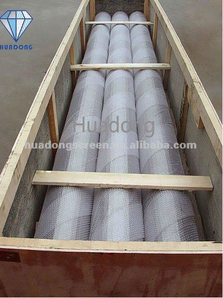 SS316L Od114mm Water Well Filter/Stainless Steel Wire Wrapped Screen Pipe