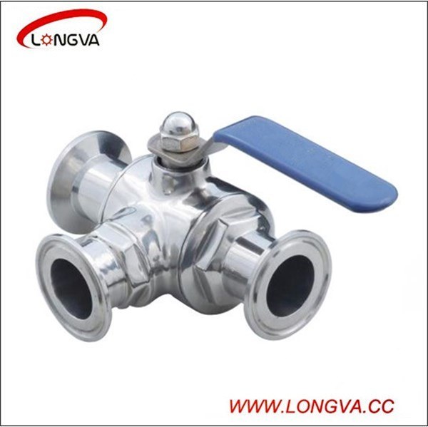 Stainless Steel Sanitary Ball Valve with Pneumatic Actuator