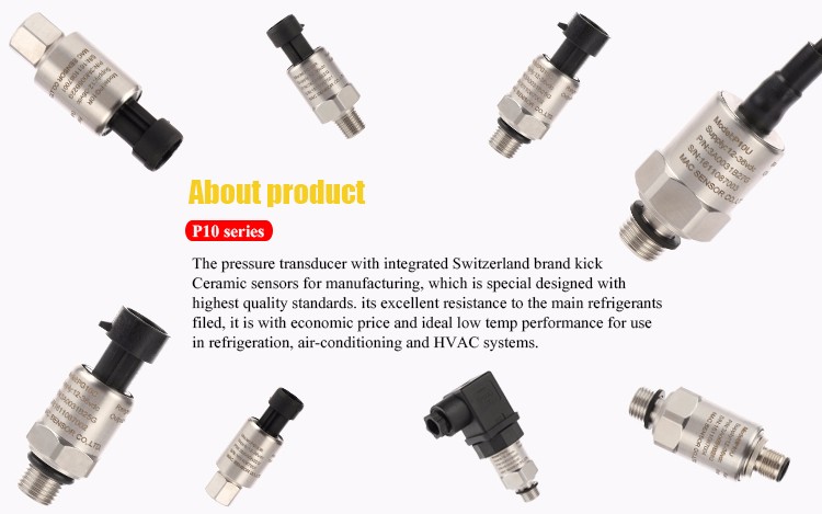 Mac transmitter Ceramic Hydraulic oil Water Pressure Sensor