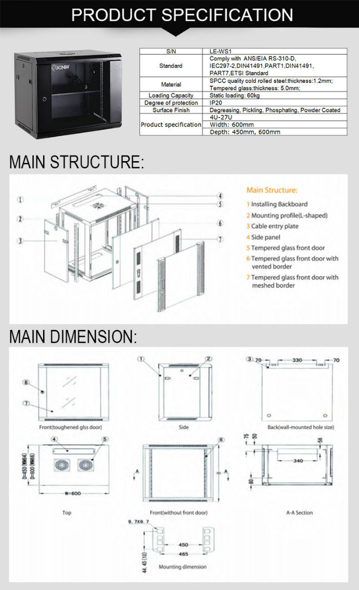 Top Selling Customized Small Wall Rack Mounts