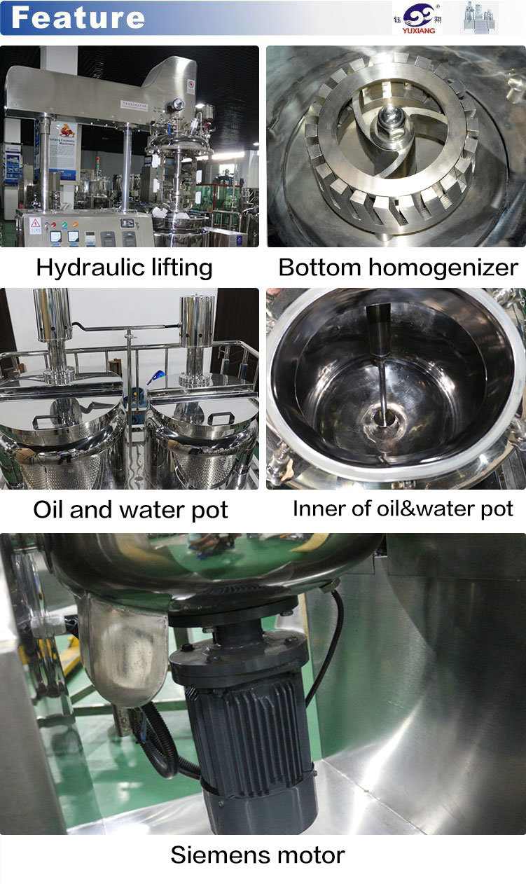 RHJ-A 500L Bottom Homogenizer Type Vacuum Emulsifying Machine