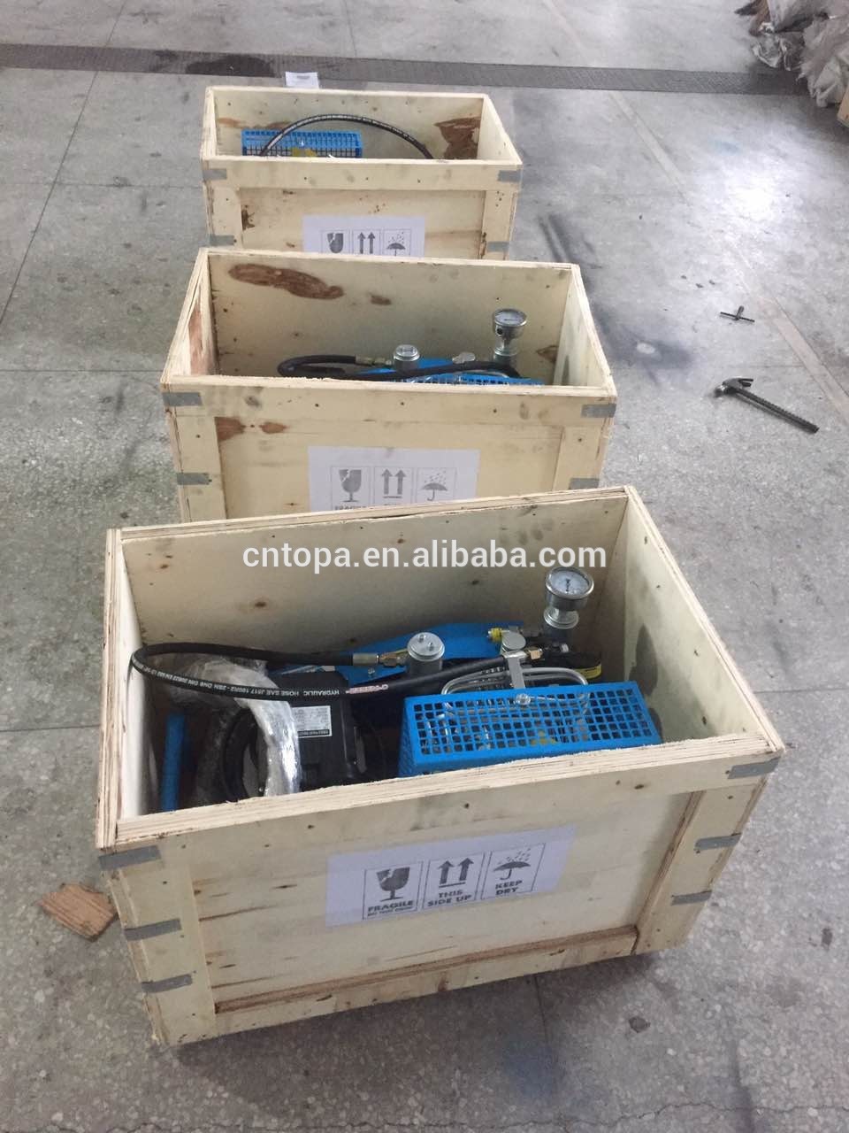 Mini 300bar portable scuba dive breathing air compressor for diving