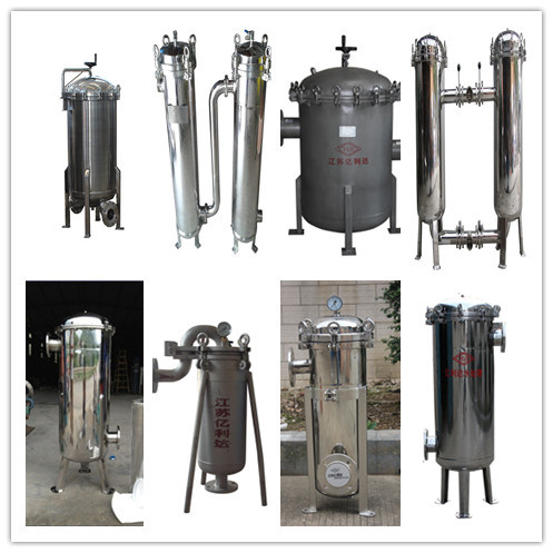 Water Purifying Stainless Steel Basket Strainer Housing Bag Water Filter