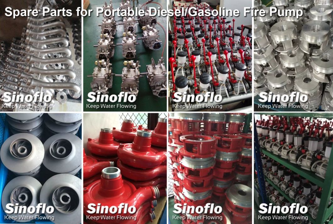 11HP Portable Diesel Engine Vacuum Self-priming Fire Water Pump