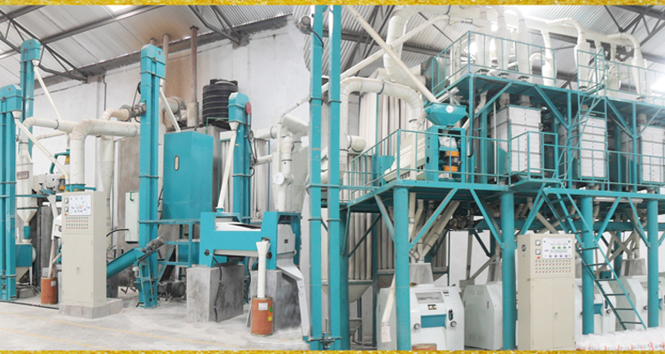 50t Per Day Corn Maize Grits Flour Making Mill Production Line