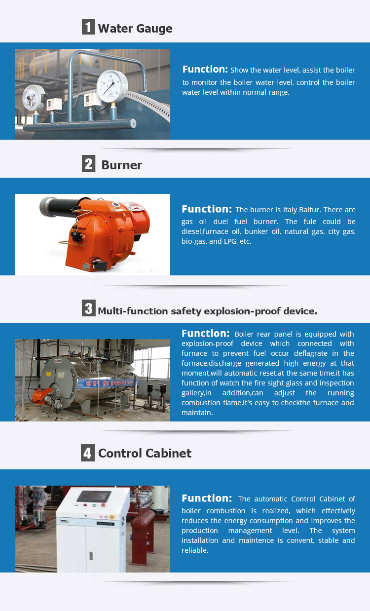 gas steam boiler gas boer gas fired boiler