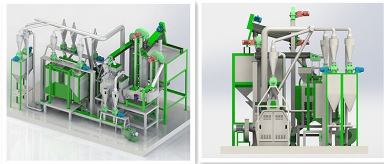 Small Kenya Maize Milling Processing Plant