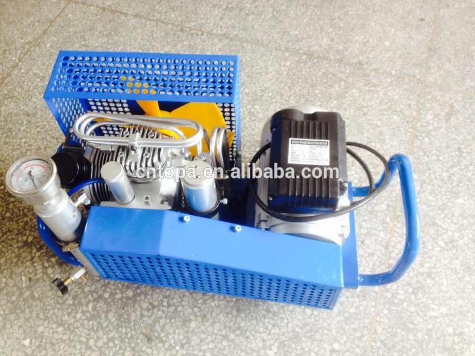 Mini 300bar portable scuba dive breathing air compressor for diving