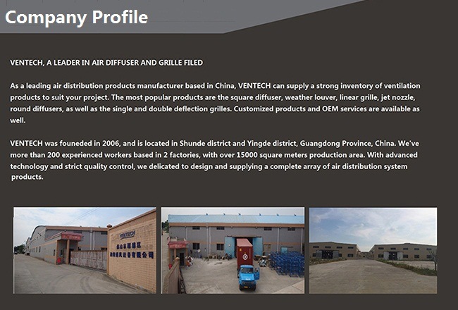 HVAC Systems Ventilation Ceiling ABS Plastic Disc Valve