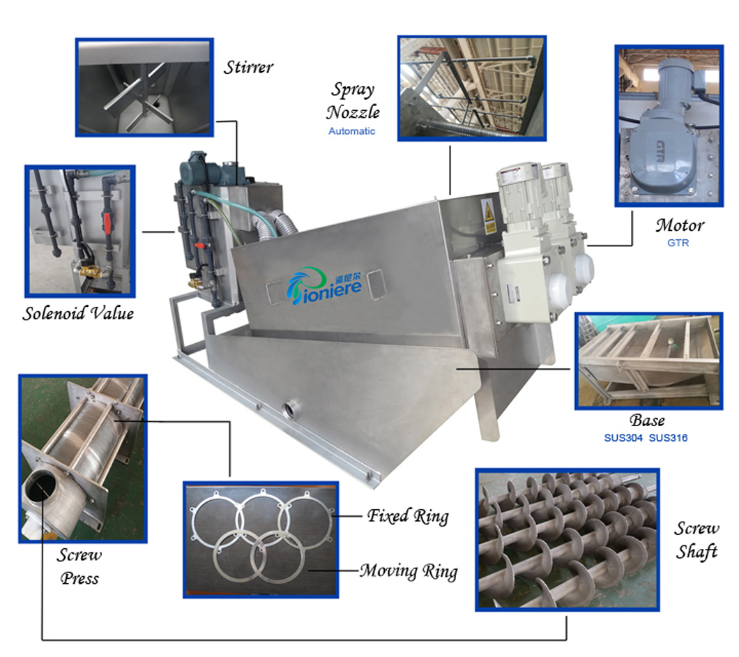Sludge Dewatering Filter Press Machine in Coking Wastewater Treatment