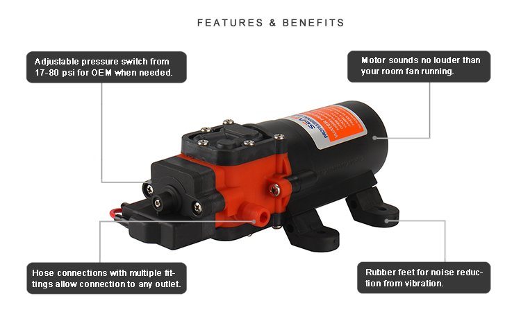 Hot Sale 12 V Mini Food Grade Beverage Transfer Pump