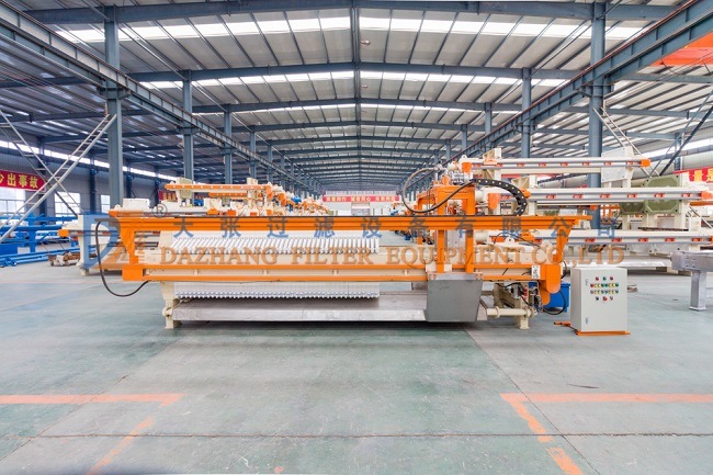 High Efficiency Automatic Chamber Filter Press for Wastewater Treatment